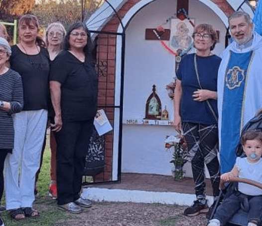 La Virgen de Schoenstatt, patrona de un barrio en San Nicolás de los Arroyos