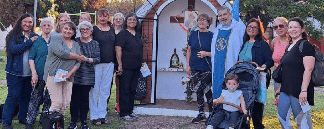 La Virgen de Schoenstatt, patrona de un barrio en San Nicolás de los Arroyos